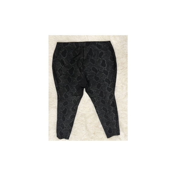 INC International Concepts Pull On Snake Print Leggings - Size 14W (EUC) - Picture 2 of 5